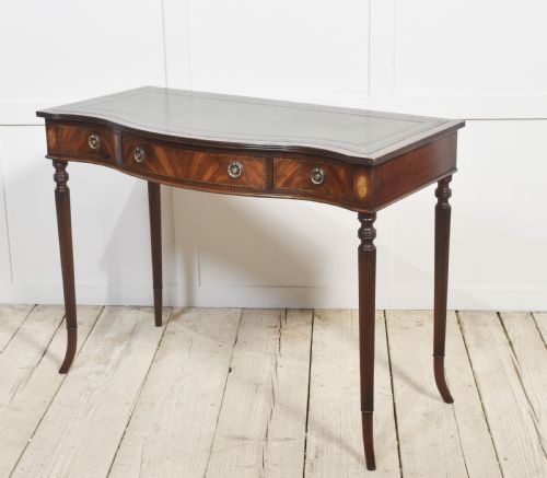MAHOGANY INLAID WRITING TABLE - ADDITIONAL PHOTO 4