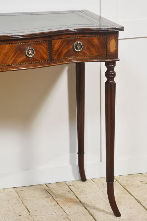 MAHOGANY INLAID WRITING TABLE - ADDITIONAL PHOTO 5