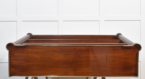 GILT METAL MOUNTED WALNUT OPEN BOOKCASE - ADDITIONAL PHOTO 10