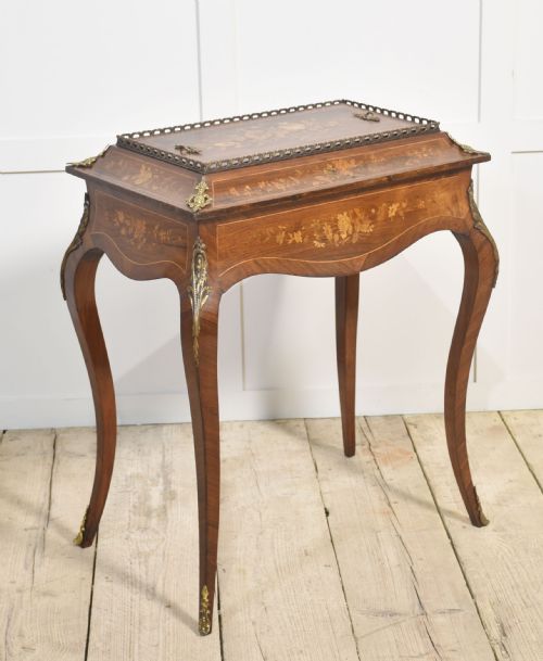 19TH CENTURY MAHOGANY INLAID JARDINERE PLANTER - ADDITIONAL PHOTO 1