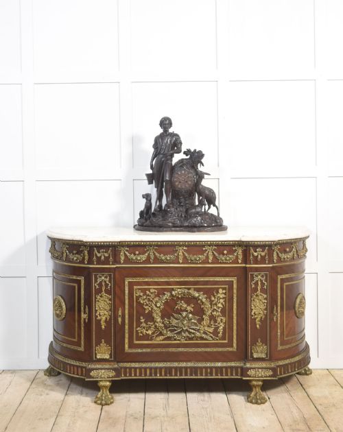 LOUIS XVI STYLE MAHOGANY CABINET - ADDITIONAL PHOTO 1
