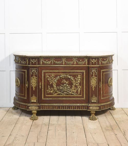 LOUIS XVI STYLE MAHOGANY CABINET - ADDITIONAL PHOTO 2