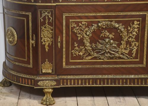 LOUIS XVI STYLE MAHOGANY CABINET - ADDITIONAL PHOTO 3