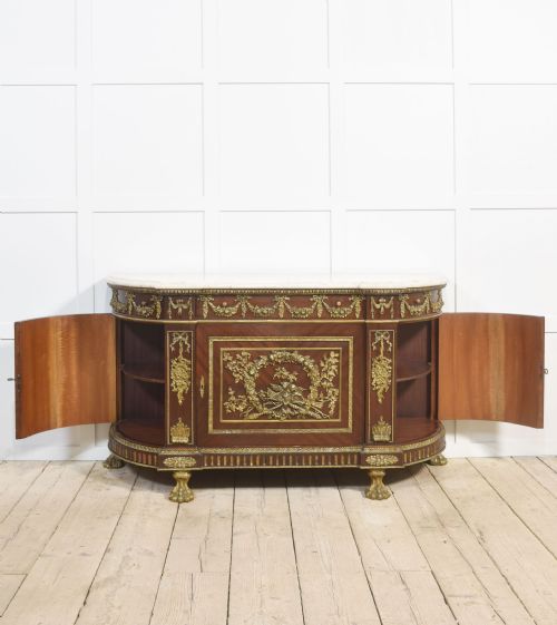 LOUIS XVI STYLE MAHOGANY CABINET - ADDITIONAL PHOTO 7