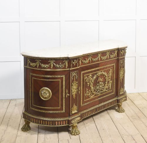 LOUIS XVI STYLE MAHOGANY CABINET - ADDITIONAL PHOTO 10