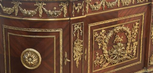 LOUIS XVI STYLE MAHOGANY CABINET - ADDITIONAL PHOTO 12