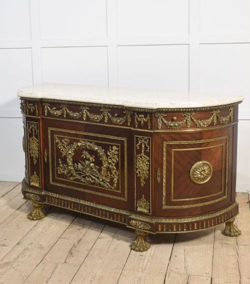 LOUIS XVI STYLE MAHOGANY CABINET - ADDITIONAL PHOTO 15