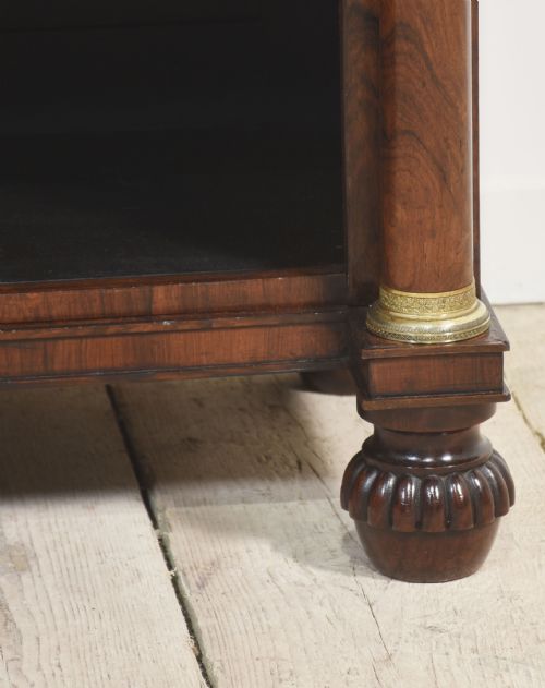 19TH CENTURY ROSEWOOD OPEN BOOKCASE - ADDITIONAL PHOTO 6