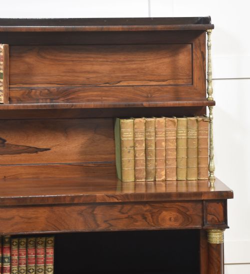 19TH CENTURY ROSEWOOD OPEN BOOKCASE - ADDITIONAL PHOTO 10