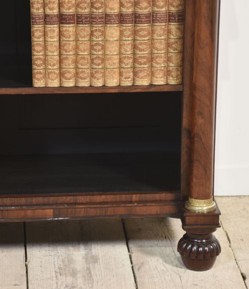 19TH CENTURY ROSEWOOD OPEN BOOKCASE - ADDITIONAL PHOTO 11