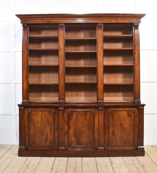 MAHOGANY LIBRARY BOOKCASE - ADDITIONAL PHOTO 10
