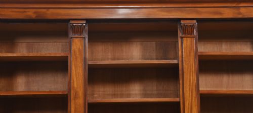 MAHOGANY LIBRARY BOOKCASE - ADDITIONAL PHOTO 12