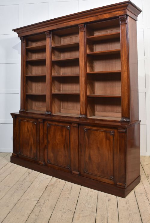 MAHOGANY LIBRARY BOOKCASE - ADDITIONAL PHOTO 14
