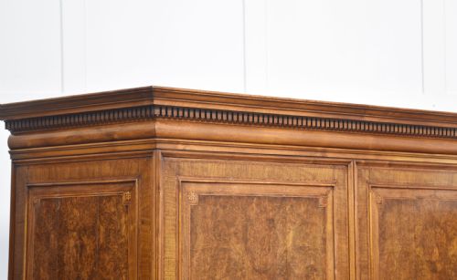 FIGURED WALNUT PRESS CUPBOARD - ADDITIONAL PHOTO 6