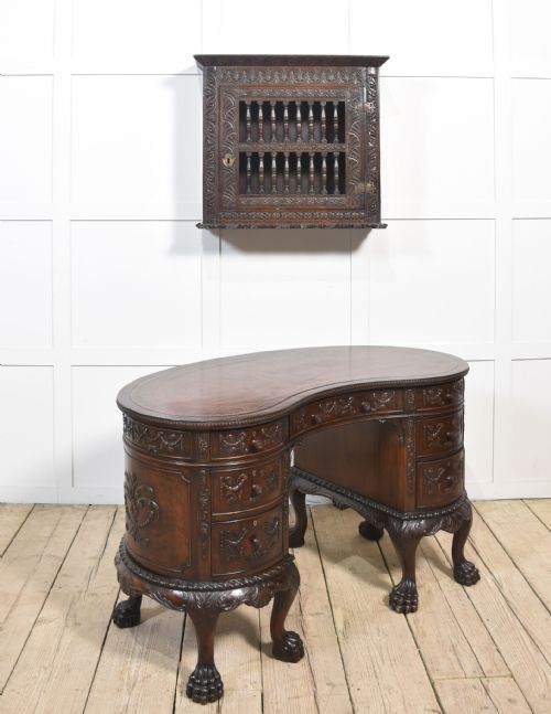 CHARLES II OAK MURAL LIVERY CUPBOARD - ADDITIONAL PHOTO 9