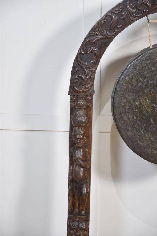 LARGE OAK DINNER GONG - ADDITIONAL PHOTO 1