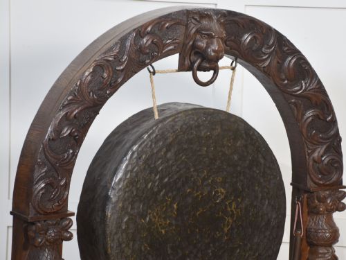 LARGE OAK DINNER GONG - ADDITIONAL PHOTO 3