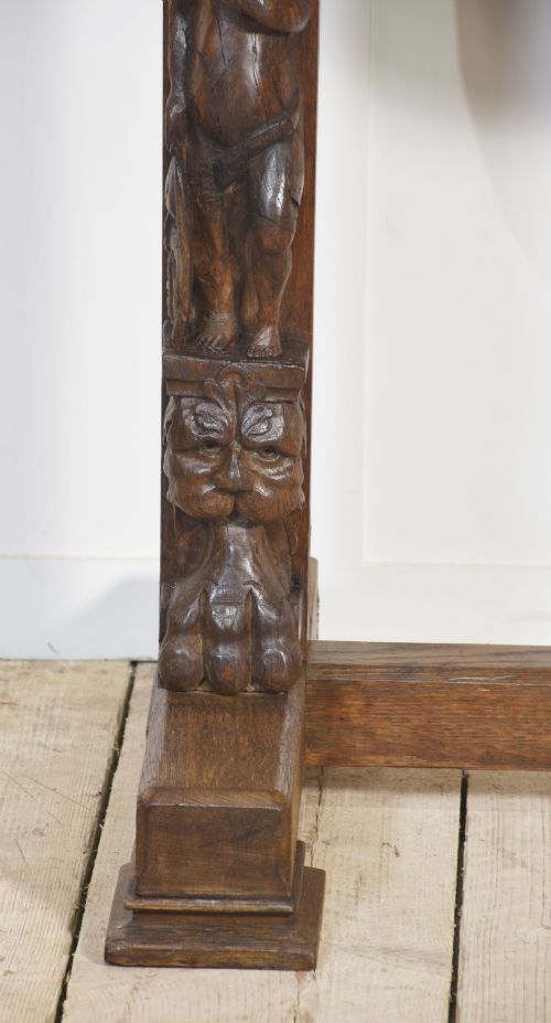 LARGE OAK DINNER GONG - ADDITIONAL PHOTO 4