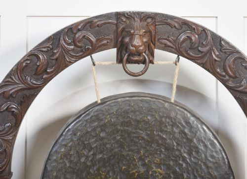 LARGE OAK DINNER GONG - ADDITIONAL PHOTO 5