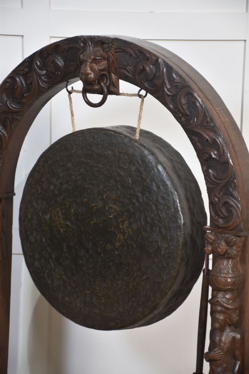 LARGE OAK DINNER GONG - ADDITIONAL PHOTO 8