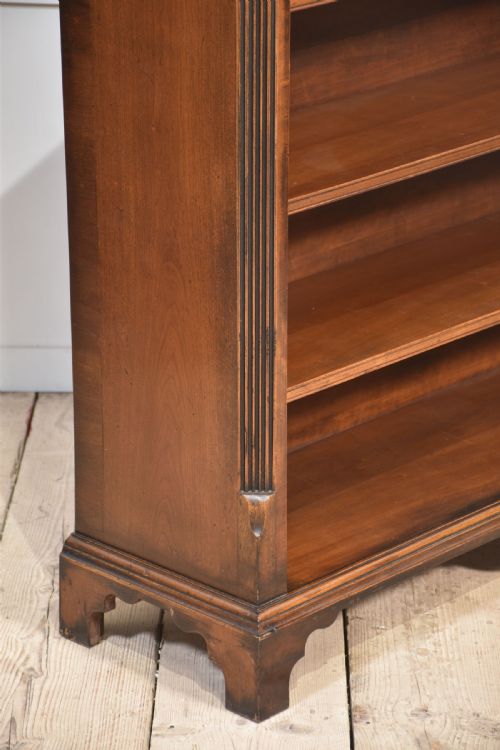 PAIR OF WALNUT INLAID BOOKCASE - ADDITIONAL PHOTO 9