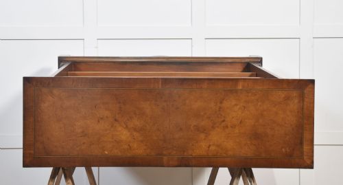 PAIR OF WALNUT INLAID BOOKCASE - ADDITIONAL PHOTO 12