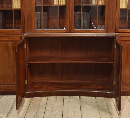 REGENCY MAHOGANY LIBRARY BOOKCASE - ADDITIONAL PHOTO 8