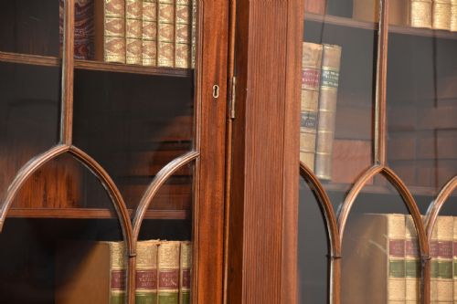 REGENCY MAHOGANY LIBRARY BOOKCASE - ADDITIONAL PHOTO 15