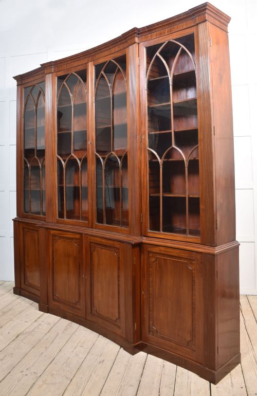 REGENCY MAHOGANY LIBRARY BOOKCASE - ADDITIONAL PHOTO 16