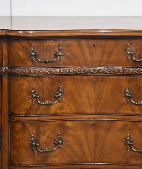 CHIPPENDALE REVIVAL CARVED MAHOGANY SIDEBOARD - ADDITIONAL PHOTO 2