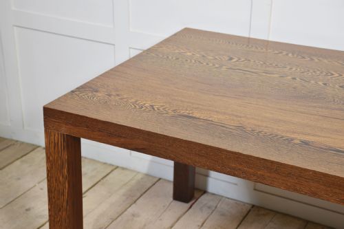 RECTANGULAR OAK DINING TABLE - ADDITIONAL PHOTO 5