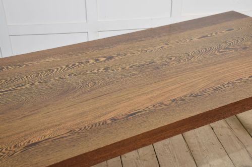 RECTANGULAR OAK DINING TABLE - ADDITIONAL PHOTO 6