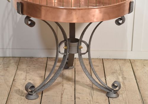 SUBSTANTIAL BRASS AND COPPER BIRD CAGE - ADDITIONAL PHOTO 3