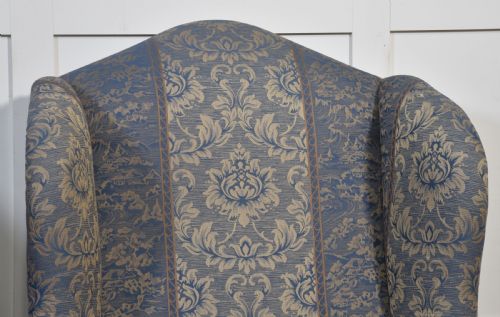 PAIR OF GEORGIAN STYLE WINGBACK ARMCHAIRS - ADDITIONAL PHOTO 5