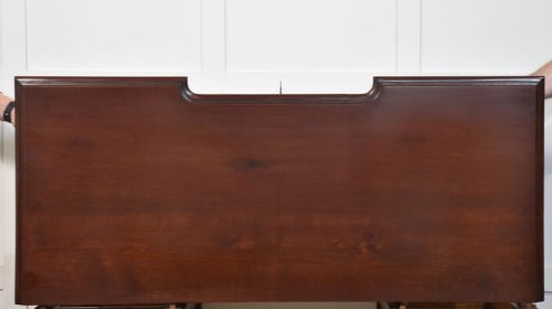 CARVED MAHOGANY DESK - ADDITIONAL PHOTO 12