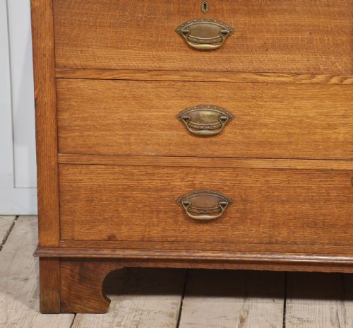 ARTS CRAFTS OAK CUPBOARD - ADDITIONAL PHOTO 6