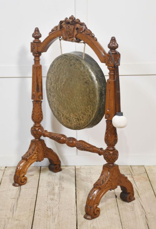 OAK FRAMED DINNER GONG - ADDITIONAL PHOTO 5