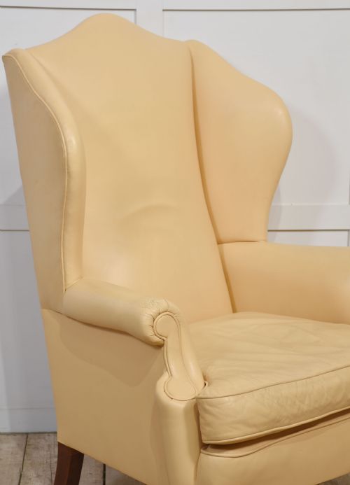GEORGIAN STYLE WINGBACK ARMCHAIR - ADDITIONAL PHOTO 1