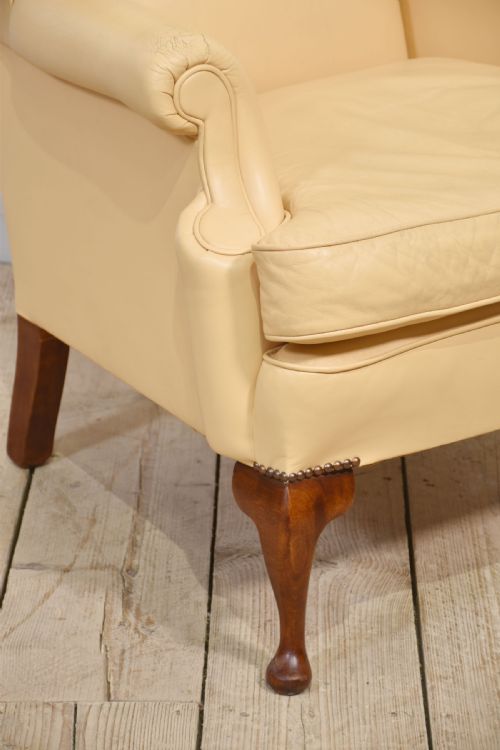 GEORGIAN STYLE WINGBACK ARMCHAIR - ADDITIONAL PHOTO 4