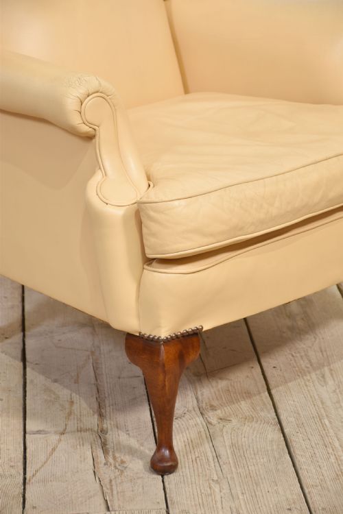 GEORGIAN STYLE WINGBACK ARMCHAIR - ADDITIONAL PHOTO 6