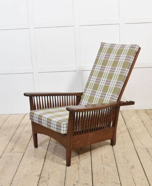 OAK RECLINING ARMCHAIR - ADDITIONAL PHOTO 2