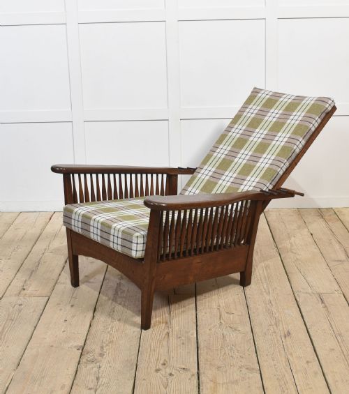 OAK RECLINING ARMCHAIR - ADDITIONAL PHOTO 4