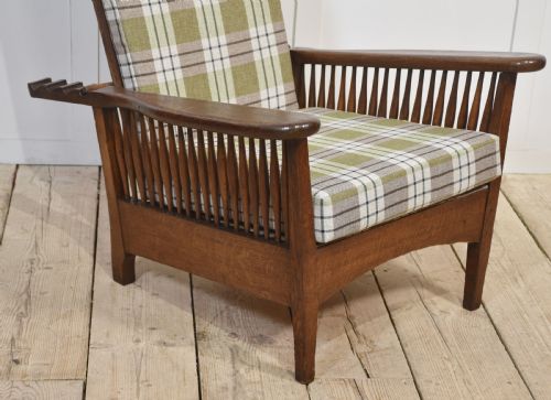 OAK RECLINING ARMCHAIR - ADDITIONAL PHOTO 5