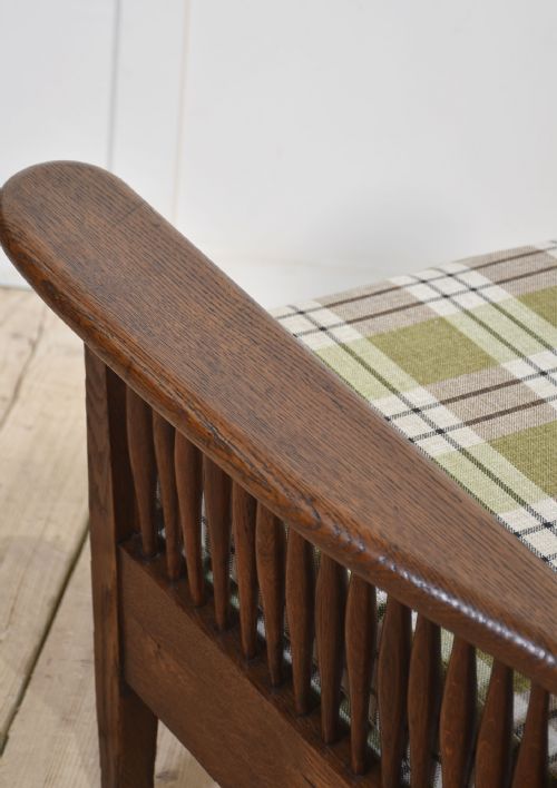 OAK RECLINING ARMCHAIR - ADDITIONAL PHOTO 7