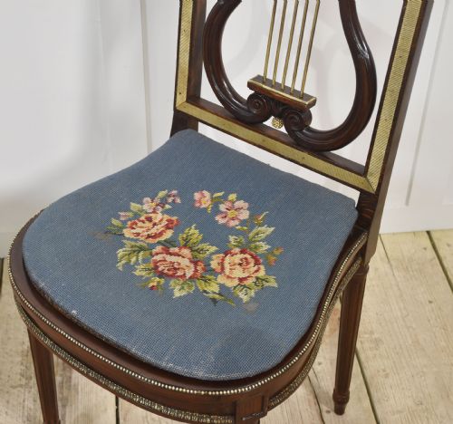 PAIR OF MAHOGANY SIDE CHAIRS - ADDITIONAL PHOTO 2
