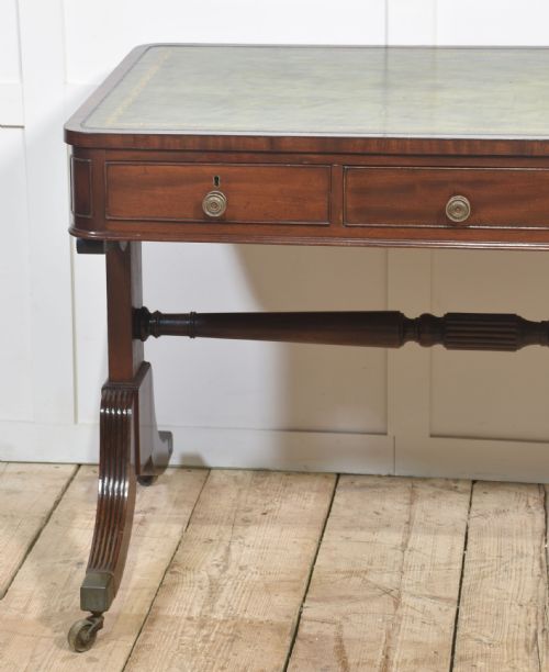 REGENCY MAHOGANY LIBRARY TABLE - ADDITIONAL PHOTO 3