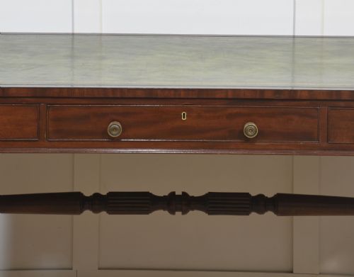 REGENCY MAHOGANY LIBRARY TABLE - ADDITIONAL PHOTO 5