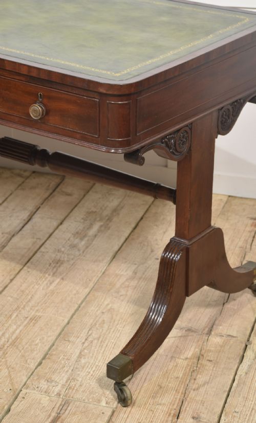 REGENCY MAHOGANY LIBRARY TABLE - ADDITIONAL PHOTO 8