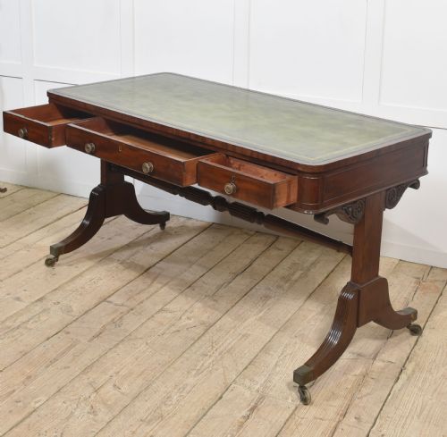REGENCY MAHOGANY LIBRARY TABLE - ADDITIONAL PHOTO 9
