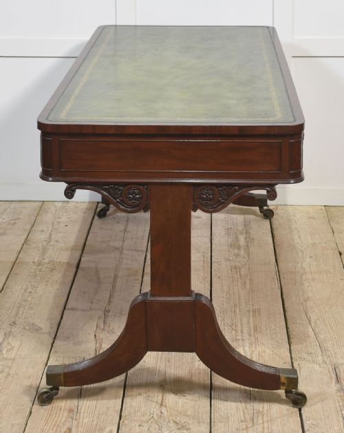REGENCY MAHOGANY LIBRARY TABLE - ADDITIONAL PHOTO 12